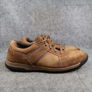 Nunn Bush Shoes Mens 9.5 Fashion Sneakers Leather Casual Comfort Derby Brown